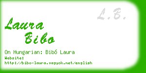 laura bibo business card